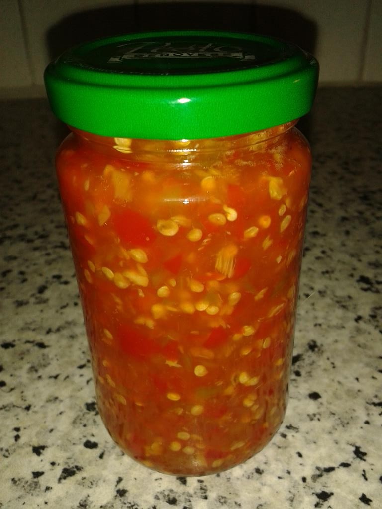 Selbstgemachte Chilisauce