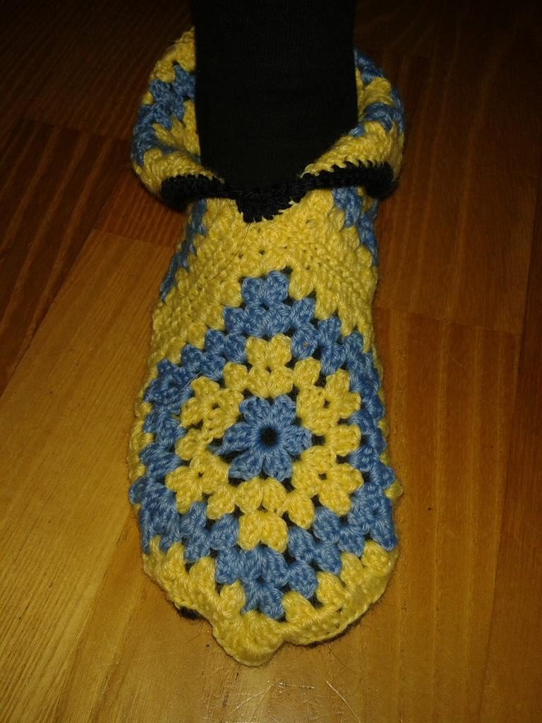 Häkelpatschen aus Granny Squares