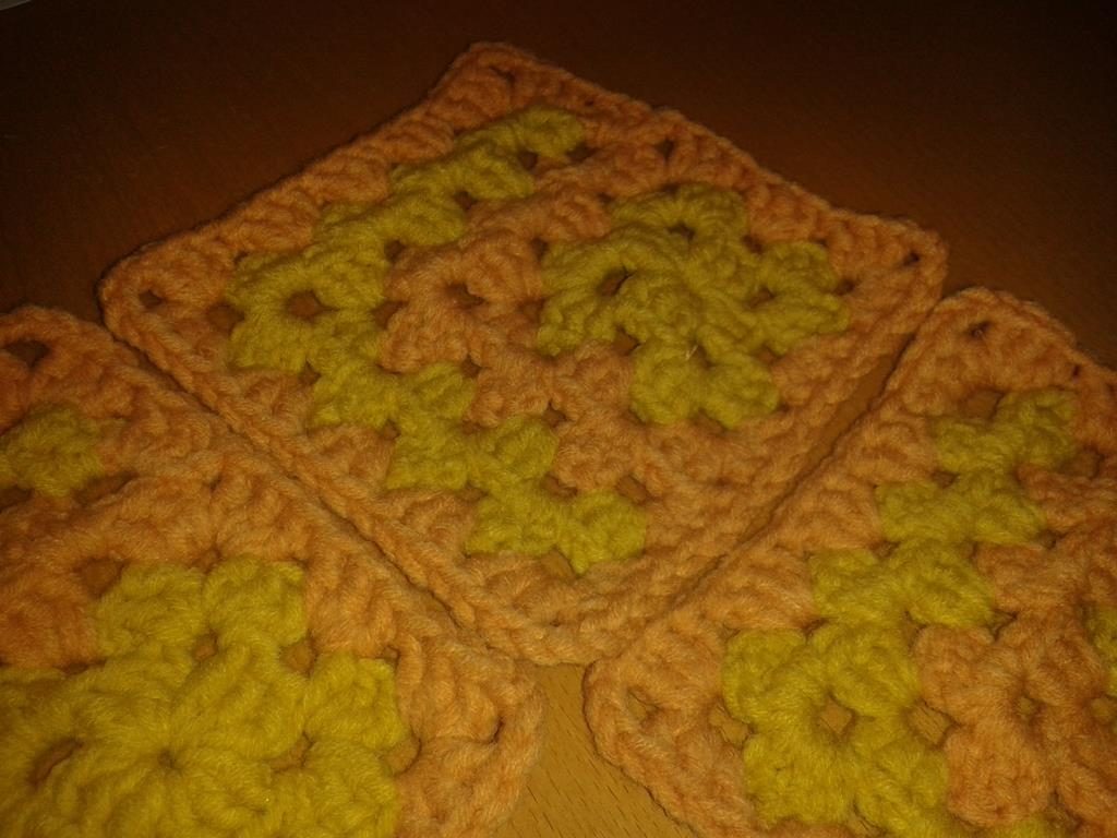 Granny Squares für Decke