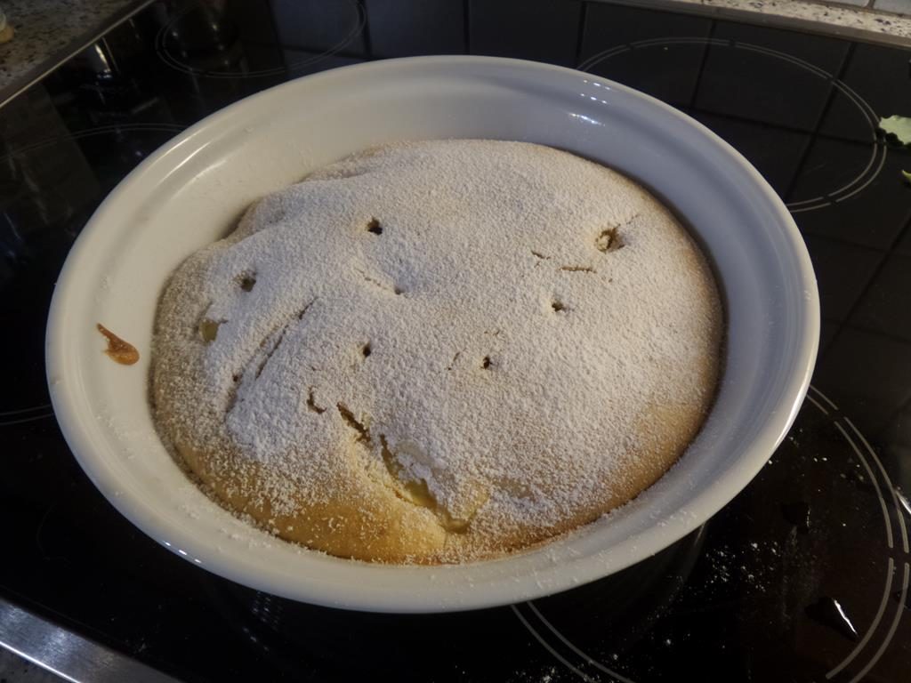 Veganer Obstkuchen fertig