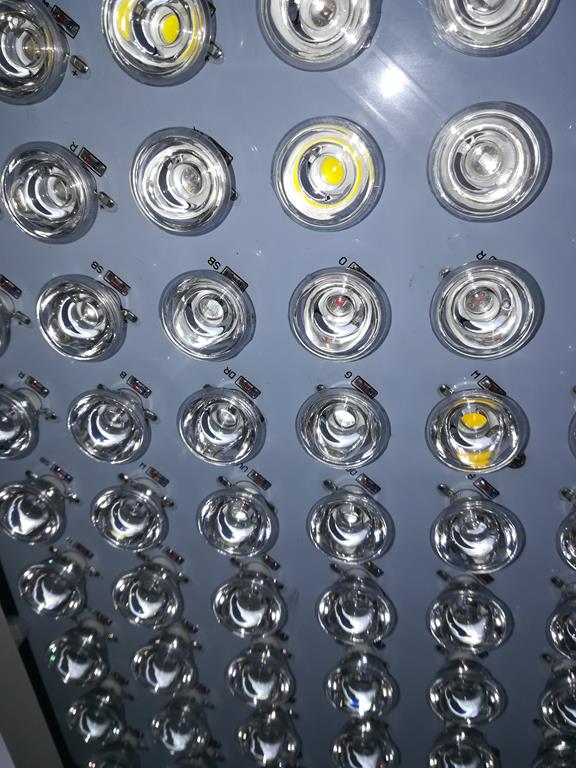 LED Growpanels mit Linsenvorsätzen