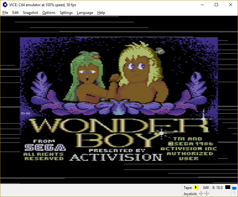 Wonderboy C64